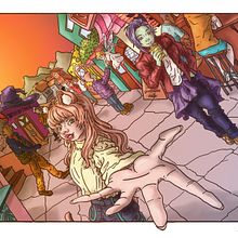 chilling sunset. Traditional illustration, Fine Arts, Sketching, Pencil Drawing, Drawing, Artistic Drawing, and Figure Drawing project by Lorena Arevalo - 11.24.2022