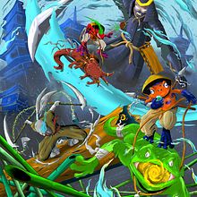 My project for course: Fantasy and Science Fiction Digital Illustration. Een project van Traditionele illustratie y Digitale illustratie van Leonardo Moreno - 23.11.2022