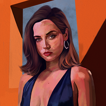 She is Ana de Armas - Digital Portrait Painting Bootcamp for Dummies: The Ultimate Beginner's Course on Domestika - Project by Rod Lovell. Traditional illustration, Pencil Drawing, Drawing, Artistic Drawing, Digital Drawing, Figure Drawing, Digital Illustration, Digital Painting, Portrait Photograph, Portfolio Development, Self-Portrait Photograph, Colored Pencil Drawing, Vector Illustration, Botanical Illustration, Design, Patternmaking, Dressmaking, Film, Video, TV, TV, Advertising, Web Development, Photograph, Editorial Design, Fine Arts, Arts, Crafts, Concept Art, Character Design, Graphic Design, Comic, Cop, writing, Video, Portrait Drawing, and Realistic Drawing project by Rod Lovell - 11.25.2022