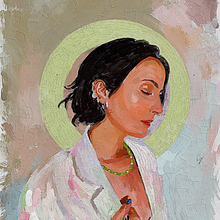 Clara Leite by Rod Lovell - A Guide to Creating Digital Portraits. Traditional illustration, Pencil Drawing, Drawing, Portrait Drawing, Realistic Drawing, Artistic Drawing, Digital Drawing, Figure Drawing, Colored Pencil Drawing, Digital Illustration, Digital Painting, and Oil Painting project by Rod Lovell - 11.25.2022