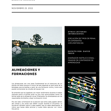 Formaciones y alineaciones en futbol. Writing, Creativit, Communication, Sketchbook, Narrative, Cop, writing, Stor, telling, and Content Writing project by david_torres_7 - 11.24.2022