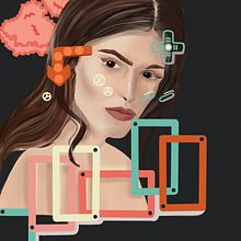 My project for course: Creative Portrait Illustration with Procreate. Traditional illustration, Drawing, Digital Illustration, Portrait Drawing, Digital Drawing, and Digital Painting project by Elisabeth Seigneur - 11.25.2022