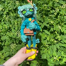 Sea Monster Art doll . Multimedia project by Jade Wasley - 05.26.2022