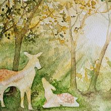 My project for course: Dreamy Watercolor Landscapes: Paint with Light. Projekt z dziedziny  Malarstwo i Malowanie akwarelą użytkownika Sarah Pienig - 25.11.2022