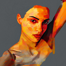 Camille Hurel (Camhrl) - Step-by-Step Digital Portrait Painting: The Ultimate Course for Dummies on Domestika - Project by Rod Lovell. Pencil Drawing, Traditional illustration, Drawing, Portrait Drawing, Realistic Drawing, Artistic Drawing, Digital Drawing, Figure Drawing, Colored Pencil Drawing, Fine Arts, Arts, Crafts, Fiber Arts, Portrait Photograph, Painting, Acr, lic Painting, Oil Painting, Digital Illustration, and Digital Painting project by Rod Lovell - 11.26.2022