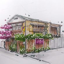 Mi proyecto del curso: Dibujo arquitectónico expresivo con marcadores de colores. Un projet de Esquisse , Dessin, Illustration architecturale, Carnet de croquis et Illustration à l'encre de laura_akm - 26.11.2022