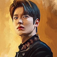 Lee Min Ho by Rod Lovell - A Guide to Creating Digital Portraits. Pencil Drawing, Drawing, Portrait Drawing, Realistic Drawing, Artistic Drawing, Digital Drawing, Figure Drawing, Colored Pencil Drawing, Oil Painting, Painting, Watercolor Painting, Acr, lic Painting, Traditional illustration, Portrait Photograph, Self-Portrait Photograph, Digital Illustration, Digital Painting, Gouache Painting, Matte Painting, Decorative Painting, and Character Design project by Rod Lovell - 11.26.2022