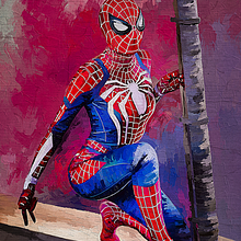 Spider-Girl Fanart Portrait Painting by Rod in Procreate . Pencil Drawing, Drawing, Portrait Drawing, Realistic Drawing, Artistic Drawing, Digital Drawing, Figure Drawing, Colored Pencil Drawing, Concept Art, Traditional illustration, Digital Illustration, Digital Painting, Oil Painting, Painting, Watercolor Painting, Acr, lic Painting, Gouache Painting, Matte Painting, Arts, Crafts, and Fine Arts project by Rod Lovell - 11.26.2022