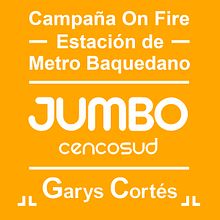 Campaña On Fire en Estación Metro Baquedano Ein Projekt aus dem Bereich Design, Traditionelle Illustration, Werbung, Grafikdesign, Marketing, Kommunikation, Retail Design und Raumgestaltung von Garys Cortes Vega - 11.04.2018