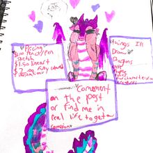 Opening page for commissions. Un proyecto de Diseño Web, Collage, Creatividad, Bocetado, Dibujo a lápiz, Dibujo y Diseño de carteles de Snowberry Icesilk - 27.11.2022