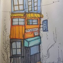 Casa . Sketching, Drawing, and Architecture project by Chantal Cerise - 11.26.2022