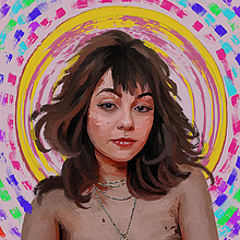 Klara Castanho Fanart Portrait Painting by Rod in Procreate. Pencil Drawing, Traditional illustration, Drawing, Portrait Drawing, Realistic Drawing, Artistic Drawing, Digital Drawing, Figure Drawing, Colored Pencil Drawing, Portrait Photograph, Self-Portrait Photograph, Portfolio Development, Vector Illustration, Digital Illustration, Fashion Illustration	, Digital Painting, Fine Arts, Arts, Crafts, and Fiber Arts project by Rod Lovell - 11.27.2022