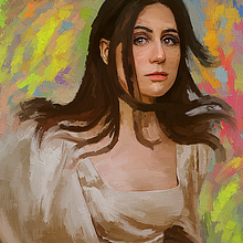 Dodie Fanart Portrait Painting by Rod in Procreate. Traditional illustration, Drawing, Pencil Drawing, Portrait Drawing, Realistic Drawing, Artistic Drawing, Digital Drawing, Figure Drawing, Colored Pencil Drawing, Oil Painting, Painting, Watercolor Painting, Acr, lic Painting, Digital Painting, Gouache Painting, Fine Arts, Arts, Crafts, Fiber Arts, Portrait Photograph, Portfolio Development, Self-Portrait Photograph, Photograph, Post-production, Photograph, Product Photograph, Design, Music, Communication, Music Production, Film, Video, TV, Editorial Design, Digital Illustration, Fashion Illustration	, Botanical Illustration & Ink Illustration project by Rod Lovell - 11.27.2022