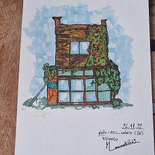 2nd Sketch with my first time in colour...thx for your feedback and your criticals to improve the next draws.. Sketching, Drawing, Architectural Illustration, Sketchbook & Ink Illustration project by mouaadiib - 11.27.2022