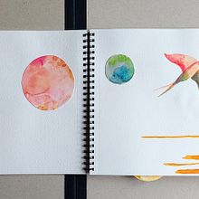 Mon projet du cours : Croquis créatifs à l'aquarelle pour débutants. Traditional illustration, Sketching, Creativit, Drawing, Watercolor Painting, and Sketchbook project by b.bourgerie - 11.27.2022