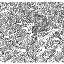 Barcellona. Projekt z dziedziny Trad, c, jna ilustracja,  R, sunek,  R, sunek art, st, czn i Architektura krajobrazu użytkownika Angelica Pellegrino - 27.11.2022