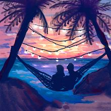 My project for course: Atmospheric Scenes in Procreate: Paint with Color and Light. Projekt z dziedziny Trad, c, jna ilustracja, Ilustracja c i frowa użytkownika Yenn Chan - 27.11.2022