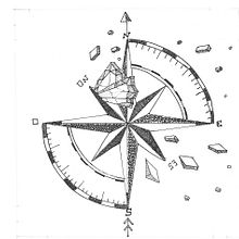 Boussole. Drawing, and Traditional illustration project by estellenelly - 11.28.2022