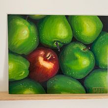 Manzanas. Un proyecto de Pintura al óleo de Marcela Pacheco Weber - 28.11.2022