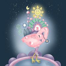 Mein Abschlussprojekt für den Kurs: Stilvolle Vektorillustration. Projekt z dziedziny  R, sunek, Ilustracja c i frowa użytkownika Silvia Stangl - 28.11.2022