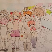 Mi proyecto del curso: Mundos imaginarios ilustrados con tinta y acuarela. Traditional illustration, Character Design, Drawing, Watercolor Painting, Ink Illustration, and Manga project by cmarjorie001 - 11.28.2022