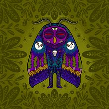 Mothman. Traditional illustration project by wallaceshart - 08.08.2022