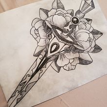 My project for course: Blackwork Tattoo Techniques with Fine Lines. Tattoo Design project by summormay98 - 11.27.2022
