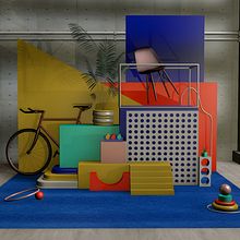 My project for course: Abstract Compositions with Cinema 4D. 3D, 3D Modeling, and 3D Design project by lisu_georgiana - 11.25.2022