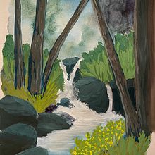 My project for course: Fantasy Landscapes with Watercolor & Gouache. Fine Arts, Painting, Watercolor Painting, Naturalistic Illustration, and Gouache Painting project by jk7z4qvbmk - 11.28.2022