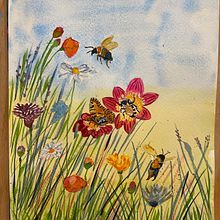My project for course: Illustrating the Natural World with Watercolor and Charcoal. Een project van Traditionele illustratie, Schilderij y Naturalistische illustratie van Irina Evans - 28.11.2022