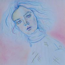 Mi proyecto del curso: Dibujo de retratos llamativos con lápices de colores . % la_tulipe tarafından hazırlanan Çizim, Portre Çizimi, Eskiz defteri, Ve Renkli Kalem Çizimi projesi - 11.29.2022