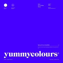 YummyColours. Web Development & Interactive Design project by Jorge Toloza Cuello - 05.10.2021