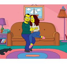 Caricatura simpson . Ilustrație tradițională de sara_imbrogno - 11.29.2022