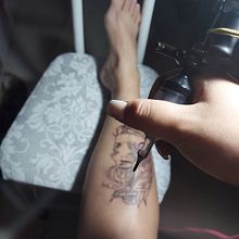 Meu projeto do curso: Tatuagem para principiantes. Un proyecto de Diseño de tatuajes de jaackelinyp - 11.09.2022