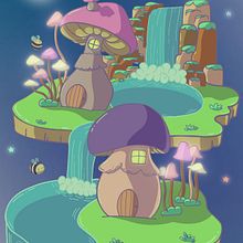 Meu projeto do curso: Design de mundos kawaii: crie ilustrações alegres. Character Design, Digital Illustration, and Manga project by Fabiana Bastos Rezende - 11.27.2022
