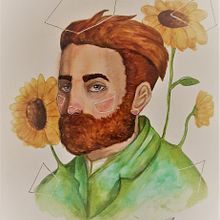 Il mio progetto del corso: Ritratto illustrato ad acquerello. Traditional illustration, Fine Arts, Painting, Drawing, Watercolor Painting, Portrait Drawing, and Artistic Drawing project by Antonio Maiorelli - 11.29.2022