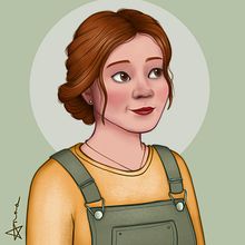 My project for course: Female Character Portraits in Procreate. Projekt z dziedziny Trad, c, jna ilustracja, Ilustracja c, frowa, R, sunek c i frow użytkownika Anna W - 29.11.2022