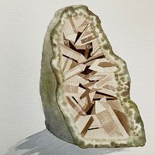 My project for course: Negative Watercolor Painting for Botanical Illustration. Un progetto di Illustrazione tradizionale, Pittura ad acquerello e Illustrazione botanica di dominiquedodge - 30.11.2022