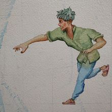 My project for course: Expressive Manga Illustration in Watercolor. Traditional illustration, Drawing, Watercolor Painting, and Manga project by sharathmukundan - 11.28.2022