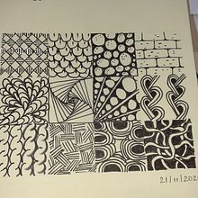 zentangle. Drawing project by Ana Cristina Estêvão - 11.30.2022