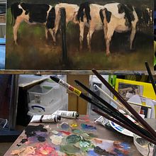 When the cows come home. Artes plásticas projeto de Sharon Barley - 30.11.2022