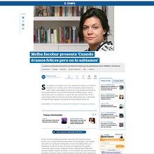  Creación de contenidos escritos para medios de comunicación. Projekt z dziedziny Pisanie użytkownika Maria José Castaño Dávila - 30.11.2020