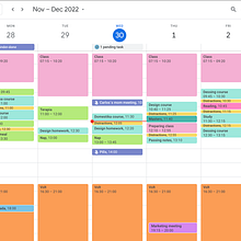 Mi proyecto del curso: Organización de agenda: gestiona tu tiempo y energía. Un progetto di Consulenza creativa, Gestione progetti di design, Marketing, Management e produttività di Miriam Guadalupe Colín Jurado - 30.11.2022