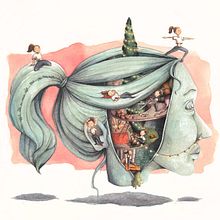 Surreal Illustration final project. Un progetto di Illustrazione tradizionale, Belle arti, Pittura, Disegno e Pittura ad acquerello di Mara - 30.11.2022