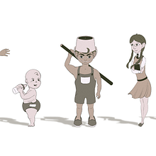Meu projeto do curso: Introdução ao desenho de personagens para animação e videogames. Un progetto di Illustrazione tradizionale, Animazione, Character design, Videogiochi e Progettazione di videogiochi di Daniel Froes - 30.06.2022