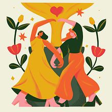 My project for course: Creative Composition for Illustration with Procreate. Projekt z dziedziny Trad, c, jna ilustracja, Kreat, wność, Ilustracja c, frowa, R, sunek c i frow użytkownika Ran S - 30.01.2022