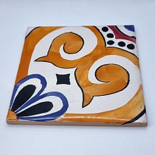 My project for course: Design and Create Portuguese Ceramic Tiles. Arts, Crafts, Furniture Design, Making, Interior Design, Decoration, Ceramics, DIY, and Decorative Painting project by Hazbruk Emporium - 12.01.2022