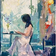 Figure in Oil using  a palette knife. Traditional illustration, and Painting project by Jennifer Beaudet Zondervan - 12.01.2022