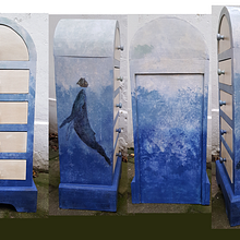 Ladenkastje "Walvis". Un progetto di Artigianato, Restauro, upc, cling di mobili, Upc e cling di Stef Hellmann - 01.12.2022