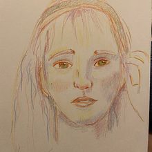 Mi proyecto del curso: Dibujo de retratos llamativos con lápices de colores. Projekt z dziedziny  R, sunek, Portret, Sketchbook, R i sowanie kredkami użytkownika Desirée Serna - 01.12.2022